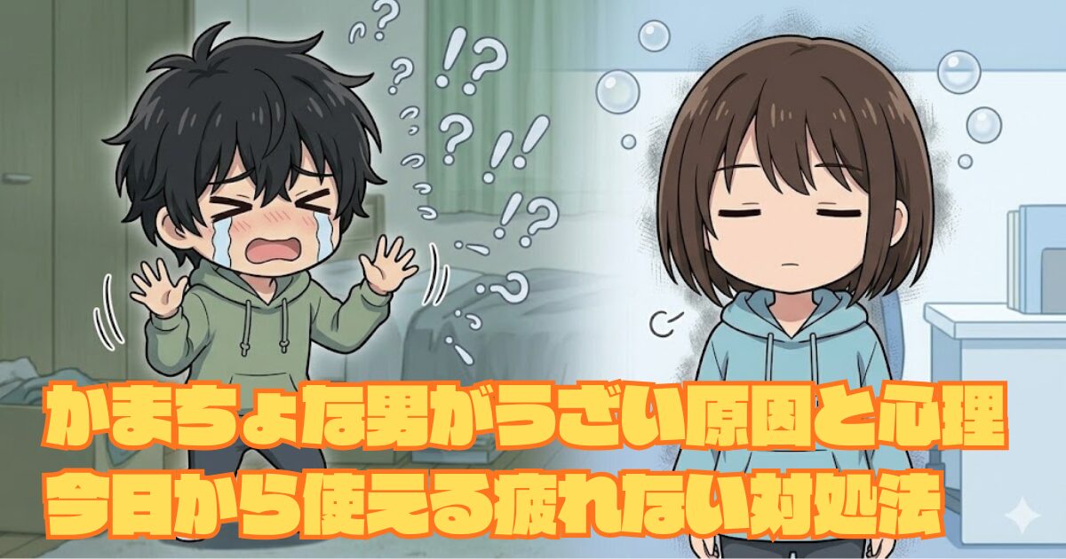 かまちょな男がうざい原因と心理｜今日から使える疲れない対処法