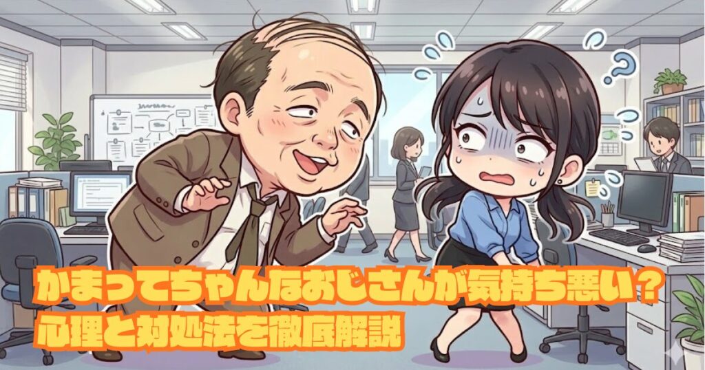 かまってちゃんなおじさんが気持ち悪い？心理と対処法を徹底解説