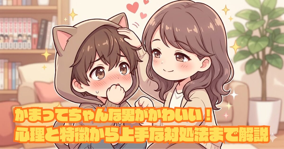 かまってちゃんな男がかわいい！心理と特徴から上手な対処法まで解説アイキャッチ