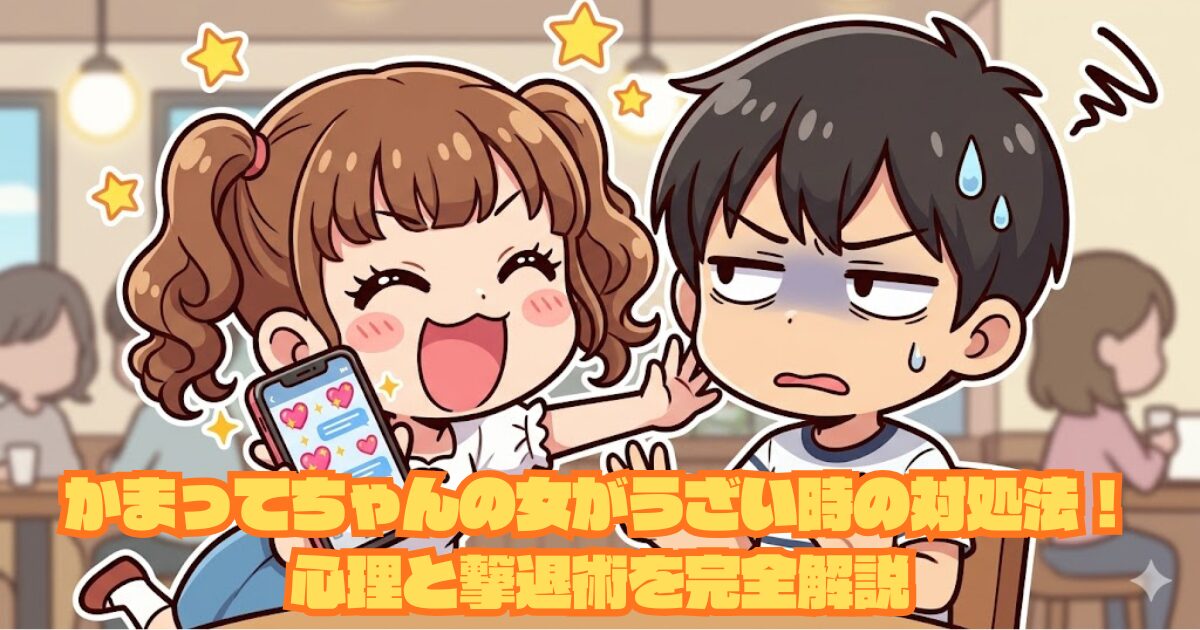 かまってちゃんの女がうざい時の対処法！心理と撃退術を完全解説アイキャッチ
