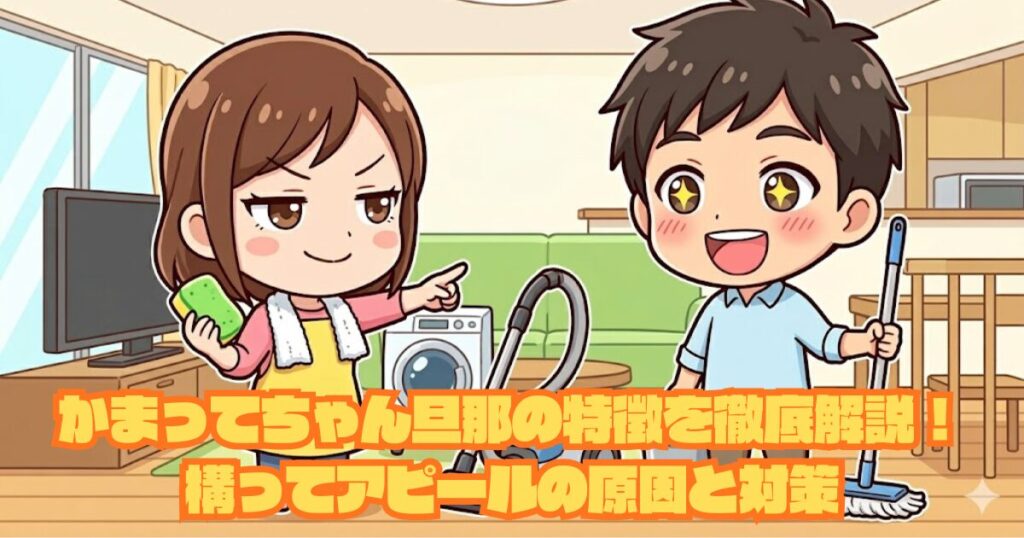 かまってちゃん旦那の特徴を徹底解説！構ってアピールの原因と対策アイキャッチ