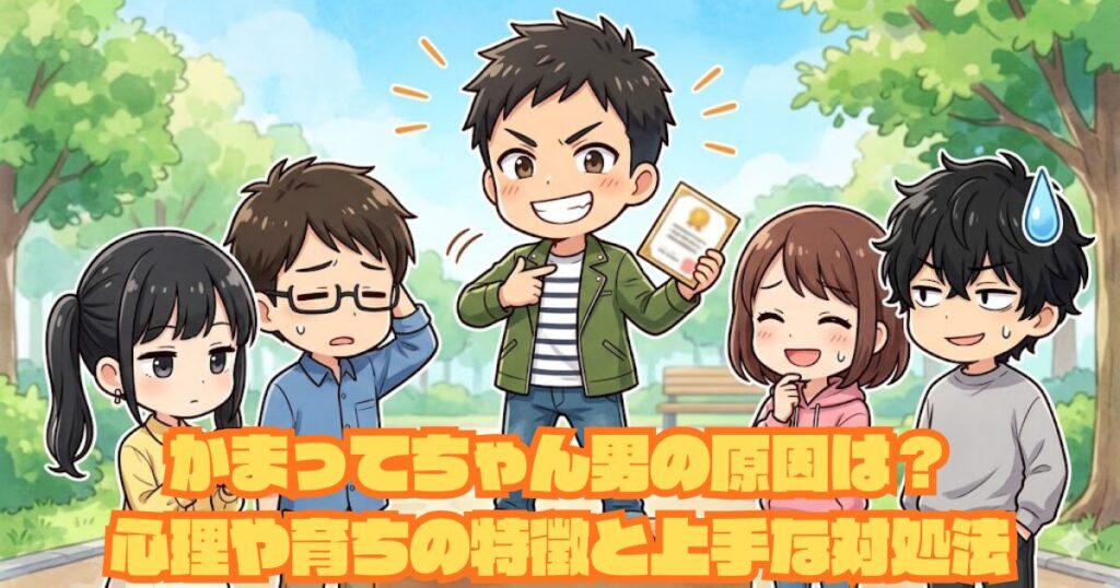 かまってちゃん男の原因は？心理や育ちの特徴と上手な対処法アイキャッチ