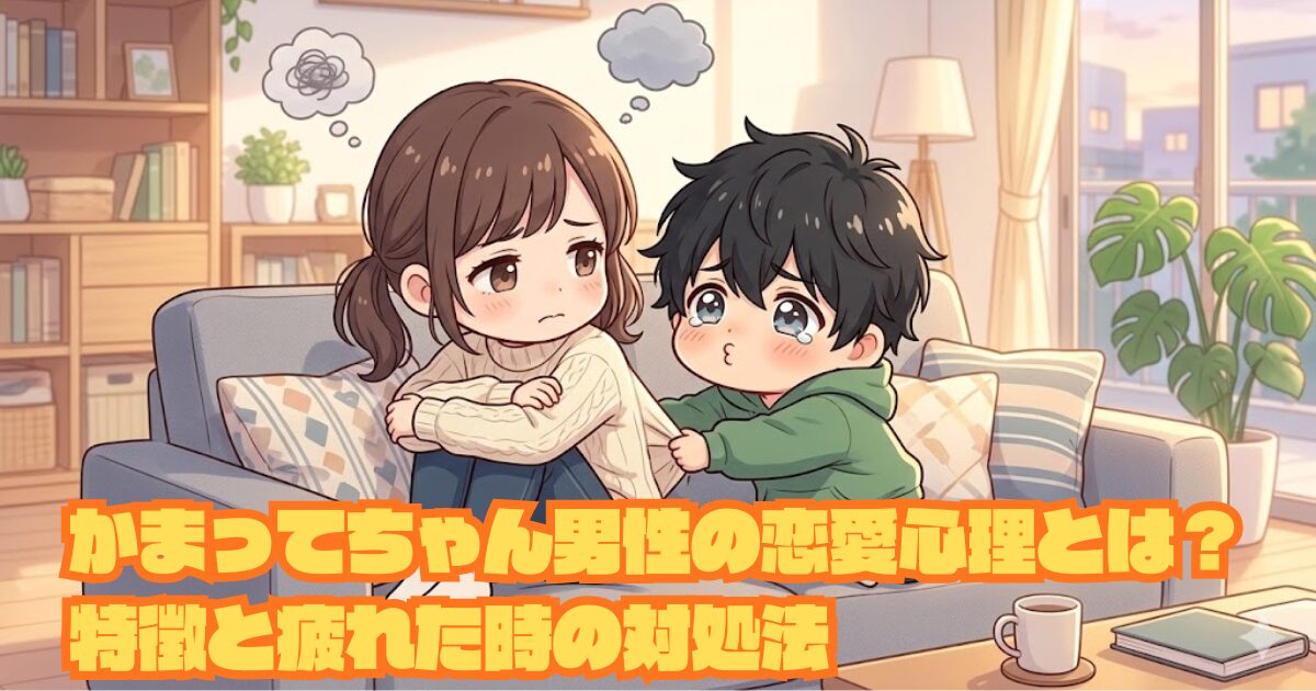 かまってちゃん男性の恋愛心理とは？特徴と疲れた時の対処法アイキャッチ