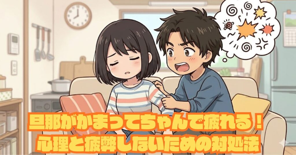 旦那がかまってちゃんで疲れる！心理と疲弊しないための対処法アイキャッチ