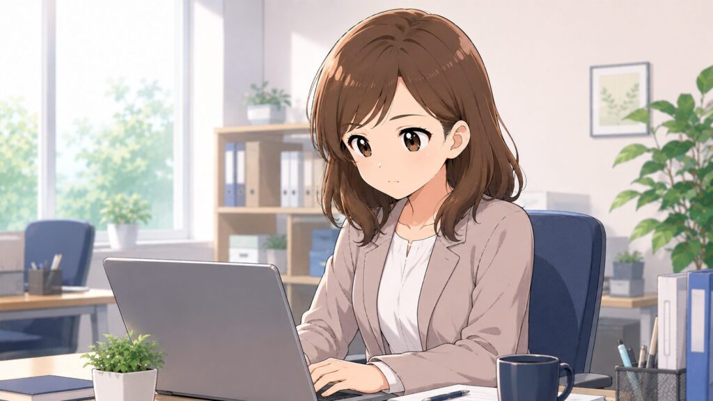 冷静に仕事に集中して距離を保つ