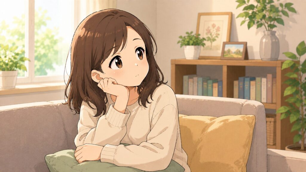 物思いにふける
