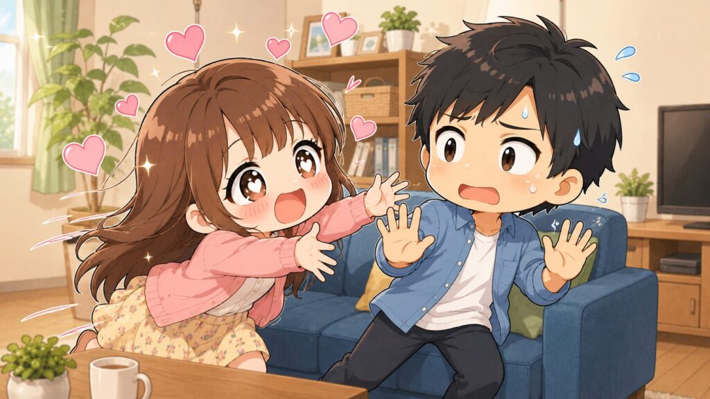 過剰なアピールにとまどう