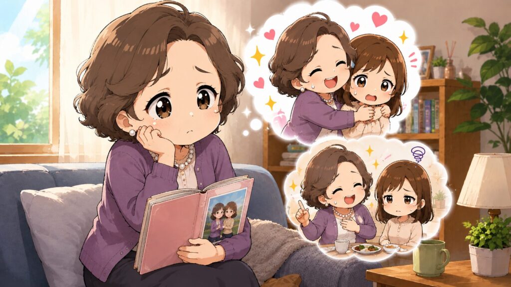 過去の思い出や寂しさを抱える