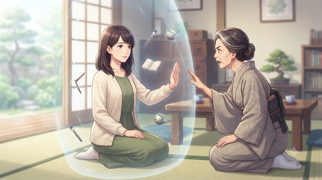 適切な境界線を引いて自分の心を守ろうとする