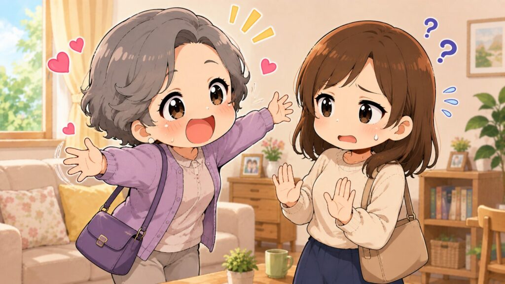 高齢の母の行動にとまどう